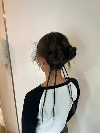 ヘアアレンジ ️️髪質改善✨ミニモ 学割/Hina💖のヘアスタイル