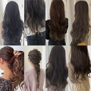 ロング カラー fio マナミのヘアスタイル