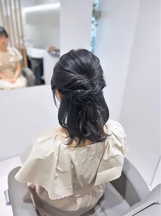 ミディアム 白土 さくらのヘアスタイル