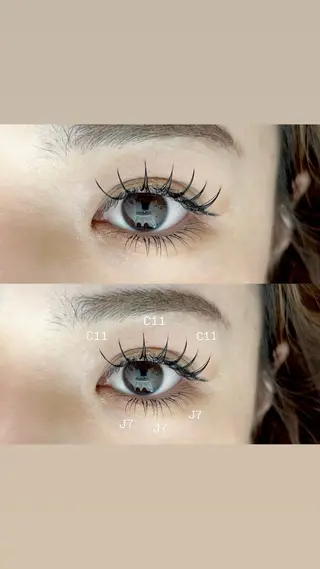 マツエク・マツパ Beauty eyelash 江坂のマツエク・マツパデザイン