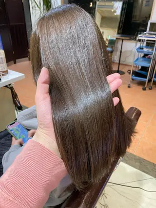 ロング カラー 石井 佑樹のヘアスタイル