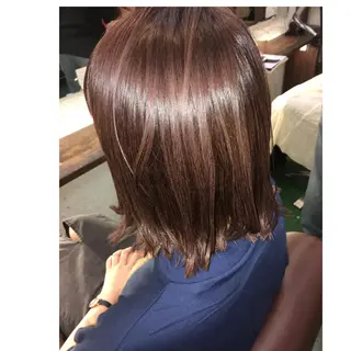 ミディアム カラー Lagom なかだのヘアスタイル