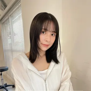ミディアム カラー 🤎渋谷髪質改善 ｜鮫島芽依🤎のヘアスタイル