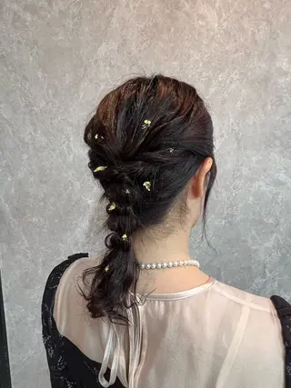 セミロング ヘアアレンジ men's&ladys J'sGrace【メンズアンドレディース ジェイズグレイス】所属・🌻J'sGrace /JUMA🌻のヘアスタイル