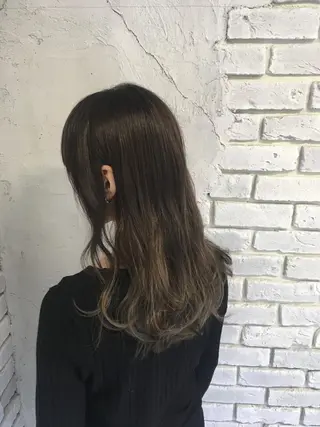 ロング 江幡 渉のヘアスタイル