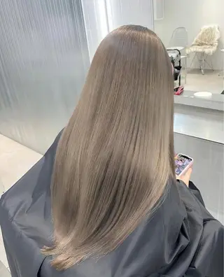 ロング 縮毛👱🏽‍♀️ 🎀海外ハイライトのヘアスタイル