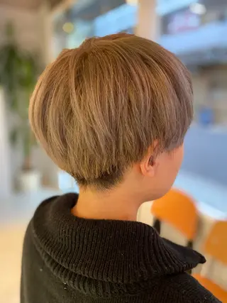 ショート カラー 菊地 美憂のヘアスタイル