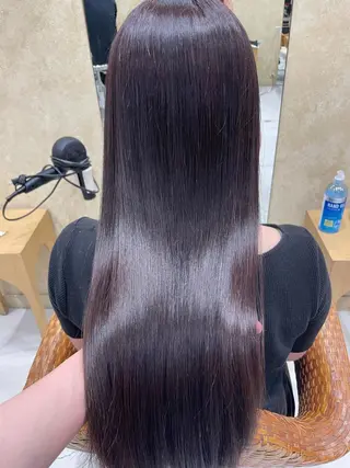 ロング カラー 川中 あいかのヘアスタイル