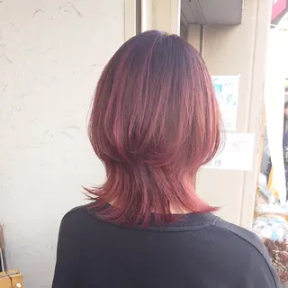 ミディアム カラー 鈴木 いづみのヘアスタイル