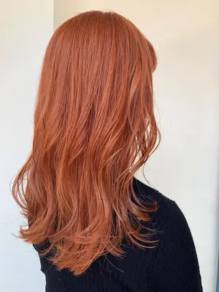 ミディアム カラー tasty priv ate gardenのヘアスタイル