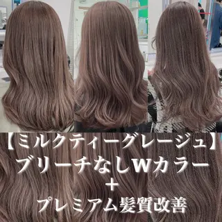 セミロング カラー 🌿透明感赤み消し Keishin🌿のヘアスタイル