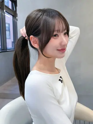 セミロング レイヤーカット 大宮　蒲生優のヘアスタイル