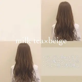 セミロング カラー レイヤー/艶髪 🇰🇷Ryotaのヘアスタイル