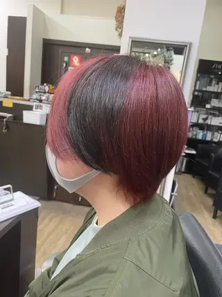 ショート カラー 🌼褒められヘア🌼 💐伊藤璃亜💐のヘアスタイル