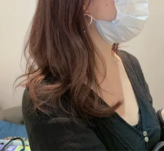 ロング カラー ヘアアレンジ 髪質改善period.所属・いしかわまい🎀 髪質改善特価サロンのヘアスタイル