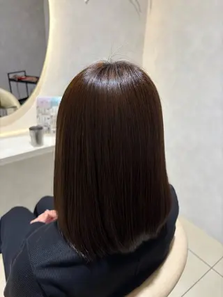 ミディアム 笹川 聖奈のヘアスタイル