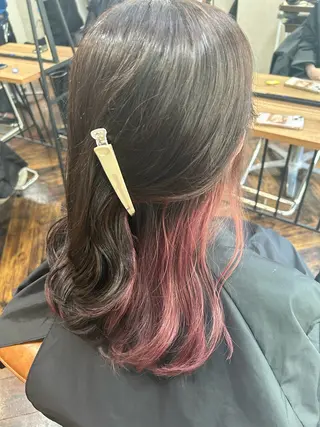 ミディアム カラー 赤みなしカラー🍐/ 艶髪✨/ririkaのヘアスタイル