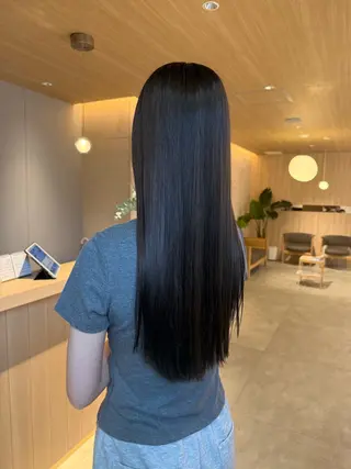 ロング 大島 希美のヘアスタイル