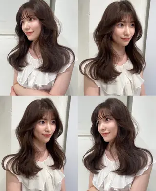 カラー AO所属・RISAKO 艶髪モテヘア🎀府中のヘアスタイル