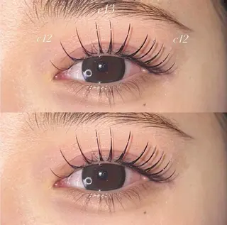 マツエク・マツパ NORA hinataのマツエク・マツパデザイン