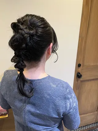 ロング ヘアアレンジ ❁ヘアメ❁ YUMI ❁ゆみ❁横浜桜木町のヘアスタイル