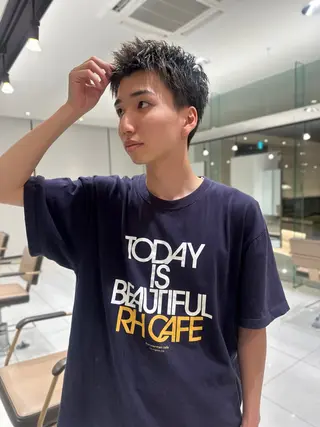 ショート メンズ エスポワール所属・YUSHI HORIUCHIのヘアスタイル