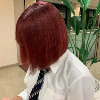 ショート カラー 暖色専門美容師🎀 お客様満足度◎のヘアスタイル