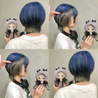 ショート カラー 推しカラー✨ オタク美容師ユウカのヘアスタイル