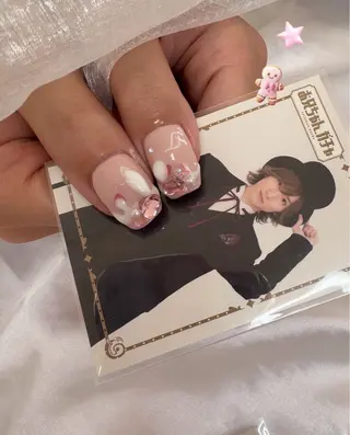 La neige* yuki 🥯🍑のネイルデザイン