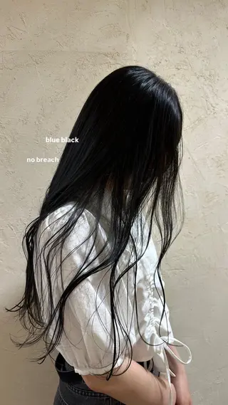 ロング カラー v-lab studio所属・韓国レイヤーカット/ 艶カラー/ noaのヘアスタイル