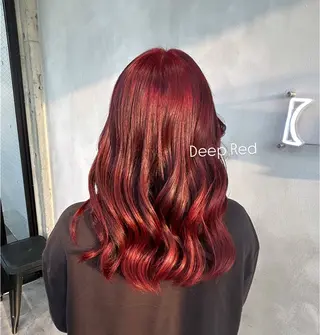 セミロング カラー 茅ヶ崎/ハイトーン/ Ramuのヘアスタイル