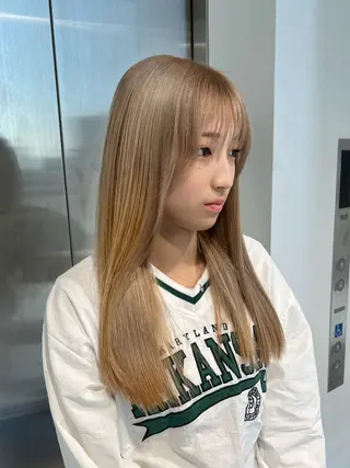 ロング カラー レイヤー/透明感 カラー🌿KANTAのヘアスタイル