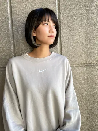ミディアム 平 一裕のヘアスタイル