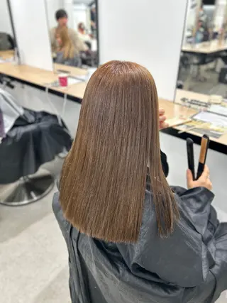 カラー 透明感ハイトーン/ ベージュ/りくと🦔のヘアスタイル