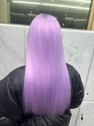 カラー 渋谷🎨ハイトーン ×エクステ🎨レンのヘアスタイル