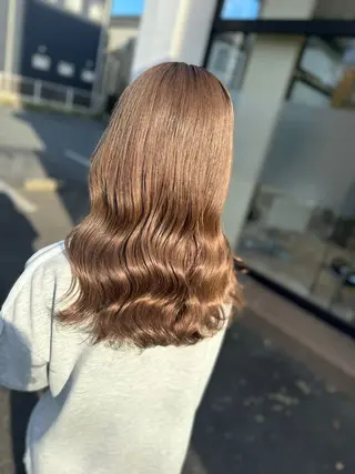 セミロング 🇰🇷韓国風顔周り NANAMI🇰🇷のヘアスタイル