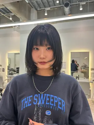 ミディアム ALLY所属・🫧透明感カラー🫧 AYANAのヘアスタイル