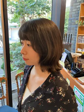 ミディアム 加藤 凌のヘアスタイル