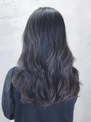 セミロング カラー ITbyALBUM 八王子店のヘアスタイル