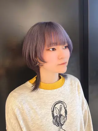 ショート カラー 【髪質再整&黄砂除去 カラー】⚜️ぐっちのヘアスタイル