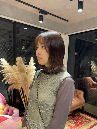 ミディアム 永宮 采佳のヘアスタイル