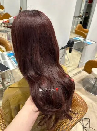ロング カラー 柴田 千春のヘアスタイル