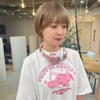 ショート カラー カットモデル募集 nanami‪ ꪔ̤のヘアスタイル