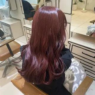ロング カラー 田口 花葉のヘアスタイル