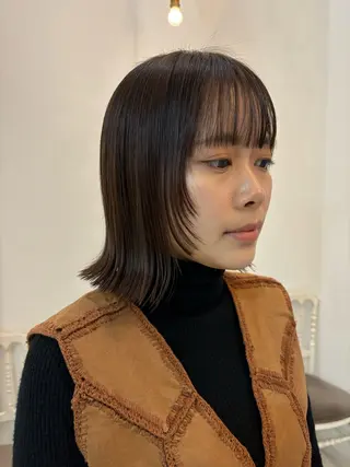 ショート ボブ／ミニボブ／ akaneのヘアスタイル