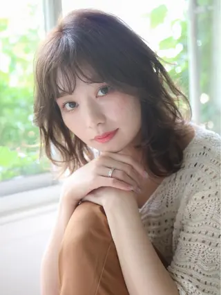 ミディアム カラー ヘアアレンジ メンズパーマ特化🔥 ツイスパ/シャドウのヘアスタイル