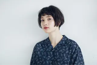 ショート パーマ THE DAY所属・AKI HASHIMOTOのヘアスタイル