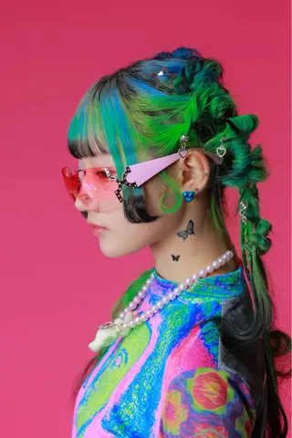 ヘアアレンジ こだわりハイトーン/ ケアブリーチ/岸のヘアスタイル