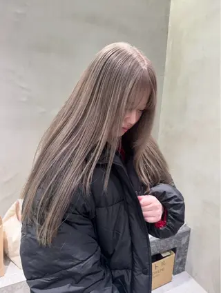 ロング カラー ハルヒ/ハイトーン /ボブのヘアスタイル