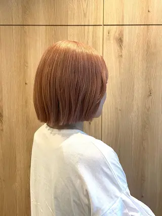 tsuki /天王寺 /カラー/ボブカットのヘアスタイル